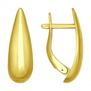 Серьги из лимонного золота SOKOLOV 027121-2 фото