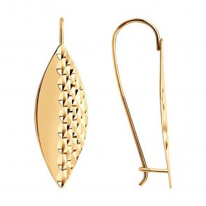 Золотые серьги SOKOLOV 027131 фото