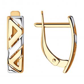 Золотые серьги SOKOLOV 027188 фото