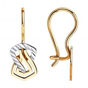 Золотые серьги SOKOLOV 027201 фото