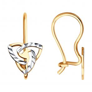 Золотые серьги SOKOLOV 027202 фото