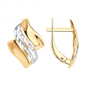 Золотые серьги SOKOLOV 027268 фото