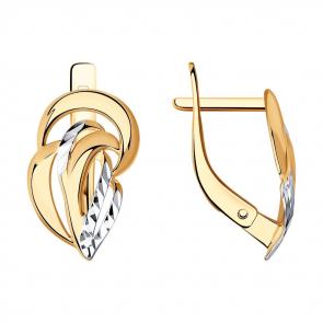 Золотые серьги SOKOLOV 027285 фото