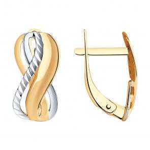 Золотые серьги SOKOLOV 027286 фото