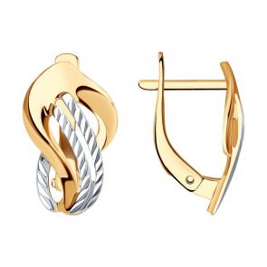 Золотые серьги SOKOLOV 027287 фото