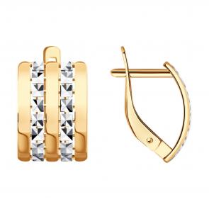 Золотые серьги SOKOLOV 027362 фото