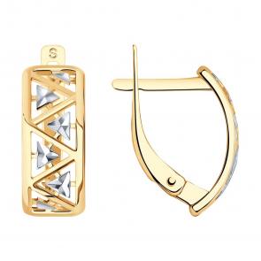 Золотые серьги SOKOLOV 027394 фото