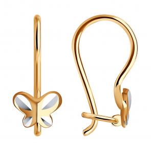 Золотые серьги SOKOLOV 027753 фото