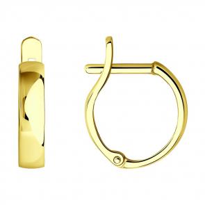 Серьги из лимонного золота SOKOLOV 027925-2 фото