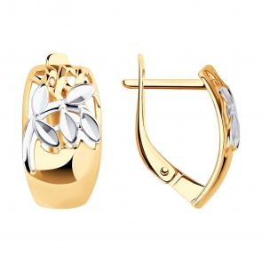 Золотые серьги SOKOLOV 028149 фото