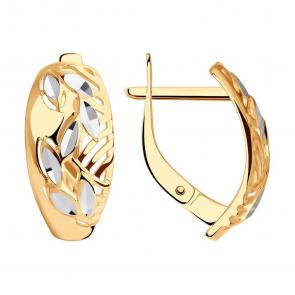 Золотые серьги SOKOLOV 028215 фото