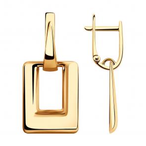 Золотые серьги SOKOLOV 028392 фото