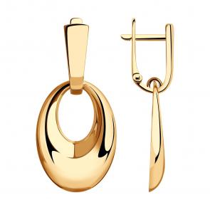 Золотые серьги SOKOLOV 028393 фото