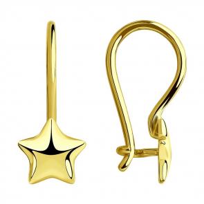 Серьги из лимонного золота SOKOLOV 028588-2 фото