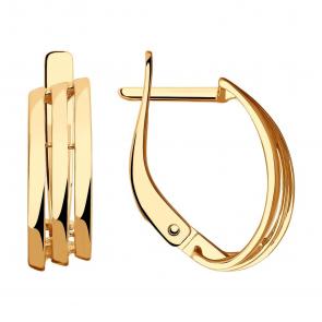 Золотые серьги SOKOLOV 028606 фото