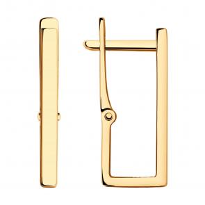 Золотые серьги SOKOLOV 028677 фото