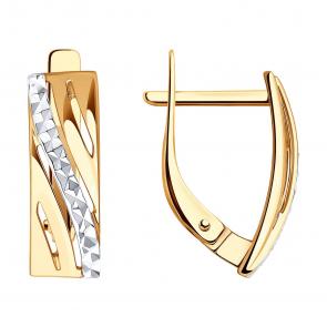 Золотые серьги SOKOLOV 028901 фото