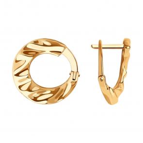 Золотые серьги SOKOLOV 029063 фото