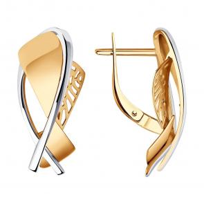 Золотые серьги SOKOLOV 029095 фото