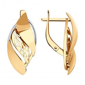 Золотые серьги SOKOLOV 029099 фото