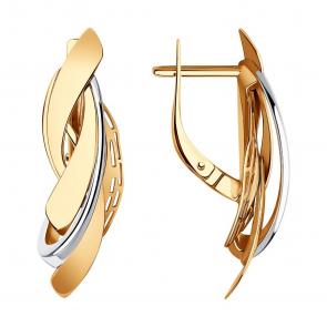 Золотые серьги SOKOLOV 029100 фото