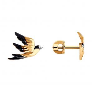 Золотые серьги SOKOLOV 029156 фото