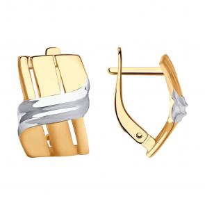 Золотые серьги SOKOLOV 029166 фото