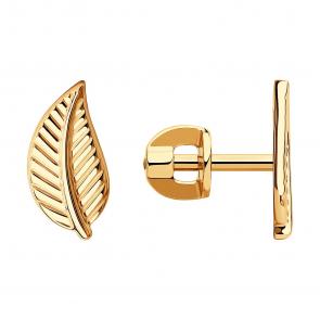 Золотые серьги SOKOLOV 029182 фото