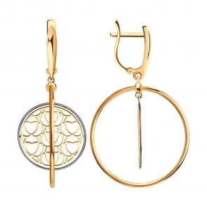 Золотые серьги SOKOLOV 029277 фото