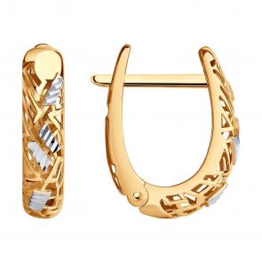 Золотые серьги SOKOLOV 029297 фото