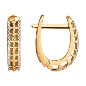 Золотые серьги SOKOLOV 029300 фото