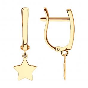 Золотые серьги SOKOLOV 029365 фото