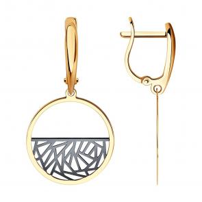 Золотые серьги SOKOLOV 029389 фото