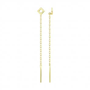 Серьги из лимонного золота SOKOLOV 029454-2 фото