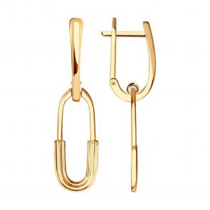 Золотые серьги SOKOLOV 029527 фото