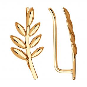 Золотые серьги SOKOLOV 029544 фото