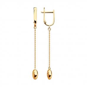 Золотые серьги SOKOLOV 029548 фото