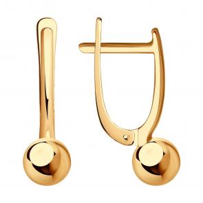 Золотые серьги SOKOLOV 029587 фото