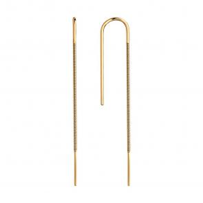 Золотые серьги SOKOLOV 029801 фото