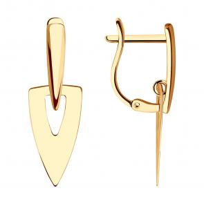 Золотые серьги SOKOLOV 029804 фото