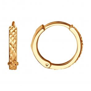 Золотые серьги SOKOLOV 029819 фото