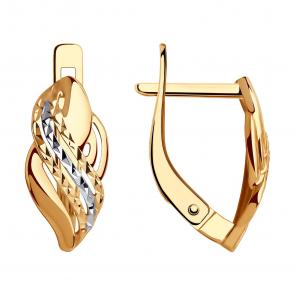 Золотые серьги SOKOLOV 029858 фото