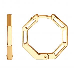 Золотые серьги SOKOLOV 029884 фото