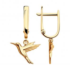 Золотые серьги SOKOLOV 029887 фото