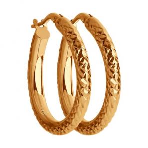 Золотые серьги SOKOLOV 029911 фото