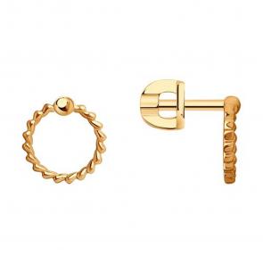 Золотые серьги SOKOLOV 029922 фото