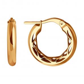 Золотые серьги SOKOLOV 029963 фото