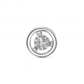 Подвеска из белого золота ERA Jewellery с бриллиантом 03-00011-2-03-001-02-03 фото
