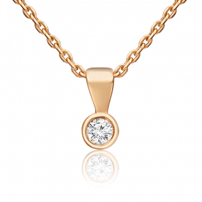 Золотая подвеска Platina с бриллиантом 03-0056-00-101-1110-30 фото