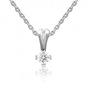 Подвеска из белого золота Platina с бриллиантом 03-0173-00-101-1120-30 фото